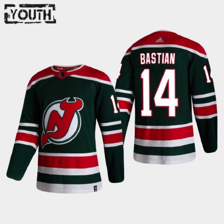 Dětské Hokejový Dres New Jersey Devils Dresy Nathan Bastian 14 2020-21 Reverse Retro Authentic